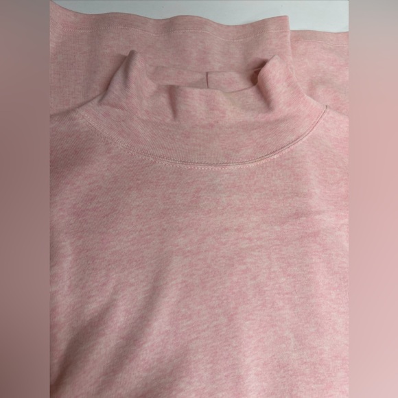 Vintage Pendleton Sweater Womens S Medium Pink Heather Soft Turtleneck Long Neck - Picture 6 of 7